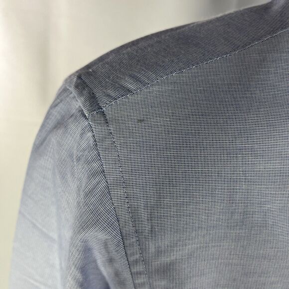 MICHAEL BRANDON BUTTON DOWN SHIRT MENS MEDIUM BLUE LONG SLEEVE COLLARED NWT NEW - Picture 8 of 16